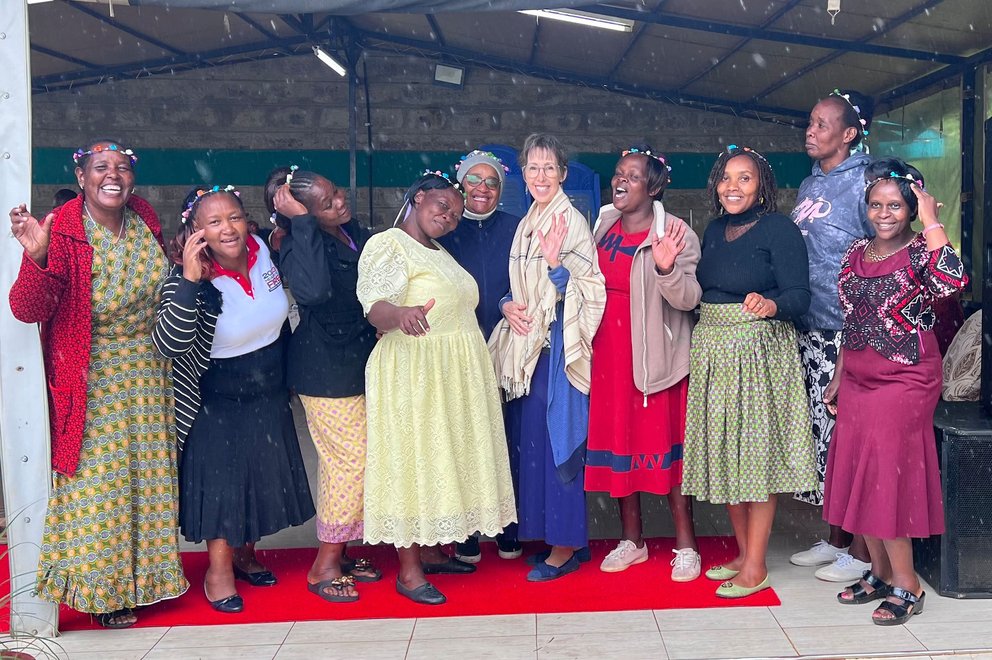 Jennifer with the current DPTC class of 2025 women after our closing TI ceremony! Joyful “Daughters of the King."